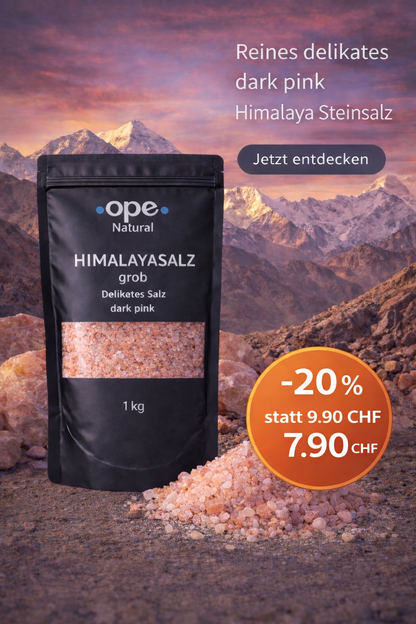 Himalaya Steinsalz - Grobkörnig 2-4mm