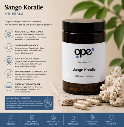 Sango Koralle Kapseln (240 Stk)