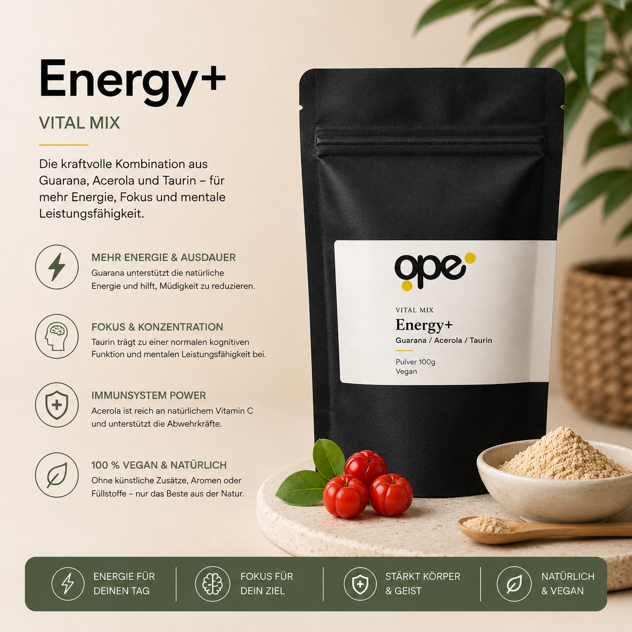 Energy+ Pulver (100g)