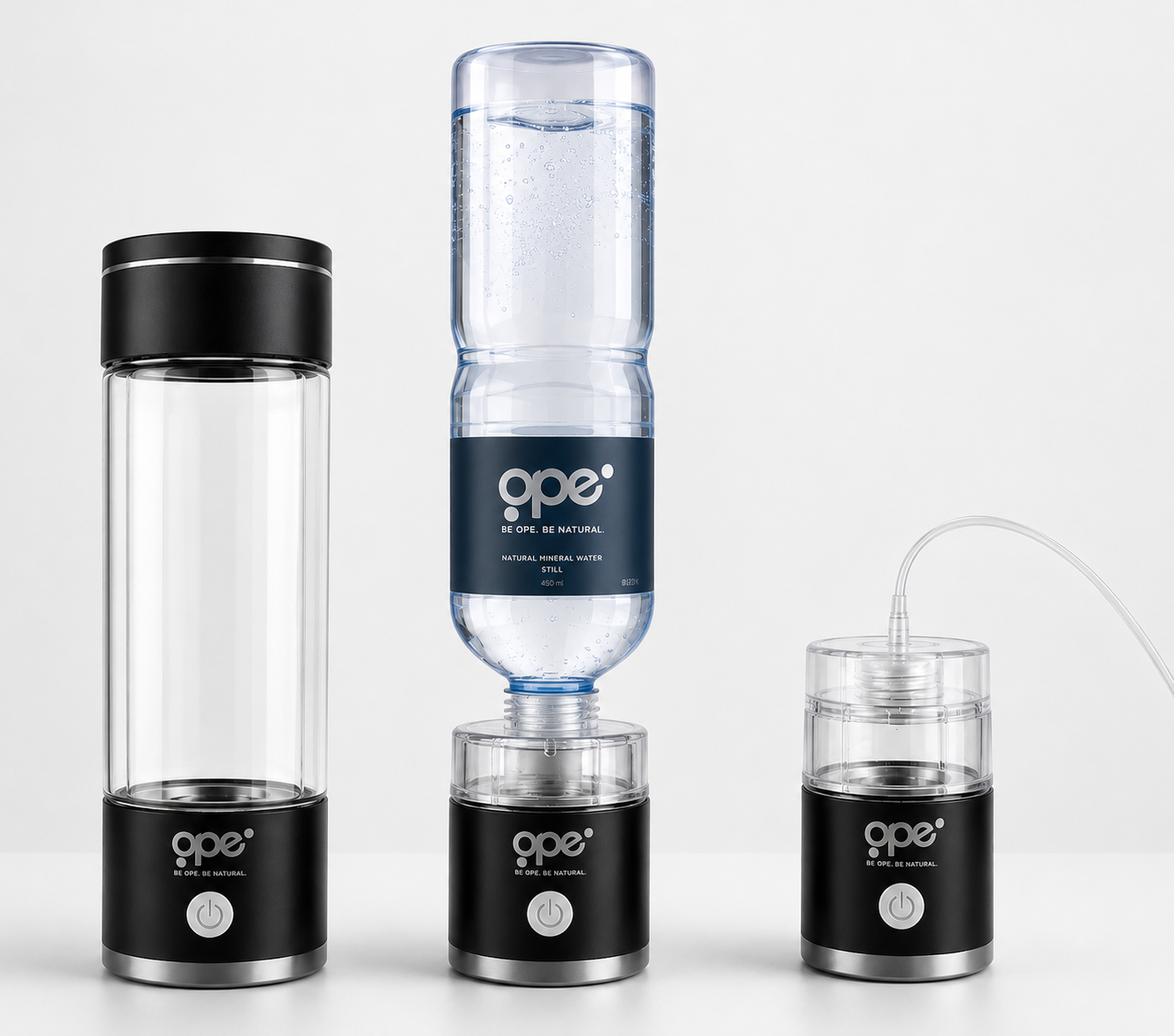 OPE Hydrogen Bottle Pro 3 in 1 - Signature Edition "Blume des Lebens"