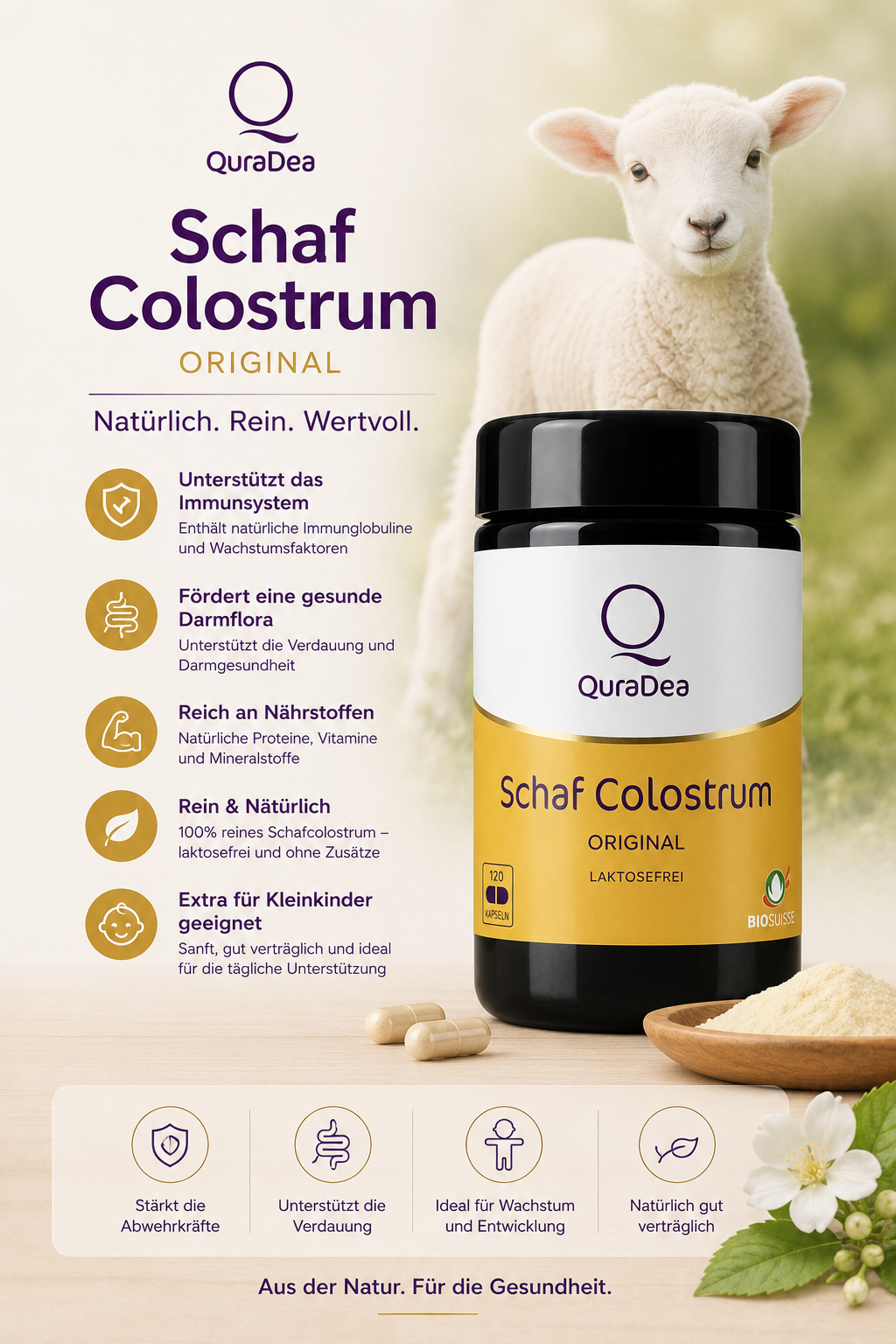 Schafcolostrum 120 Kapseln