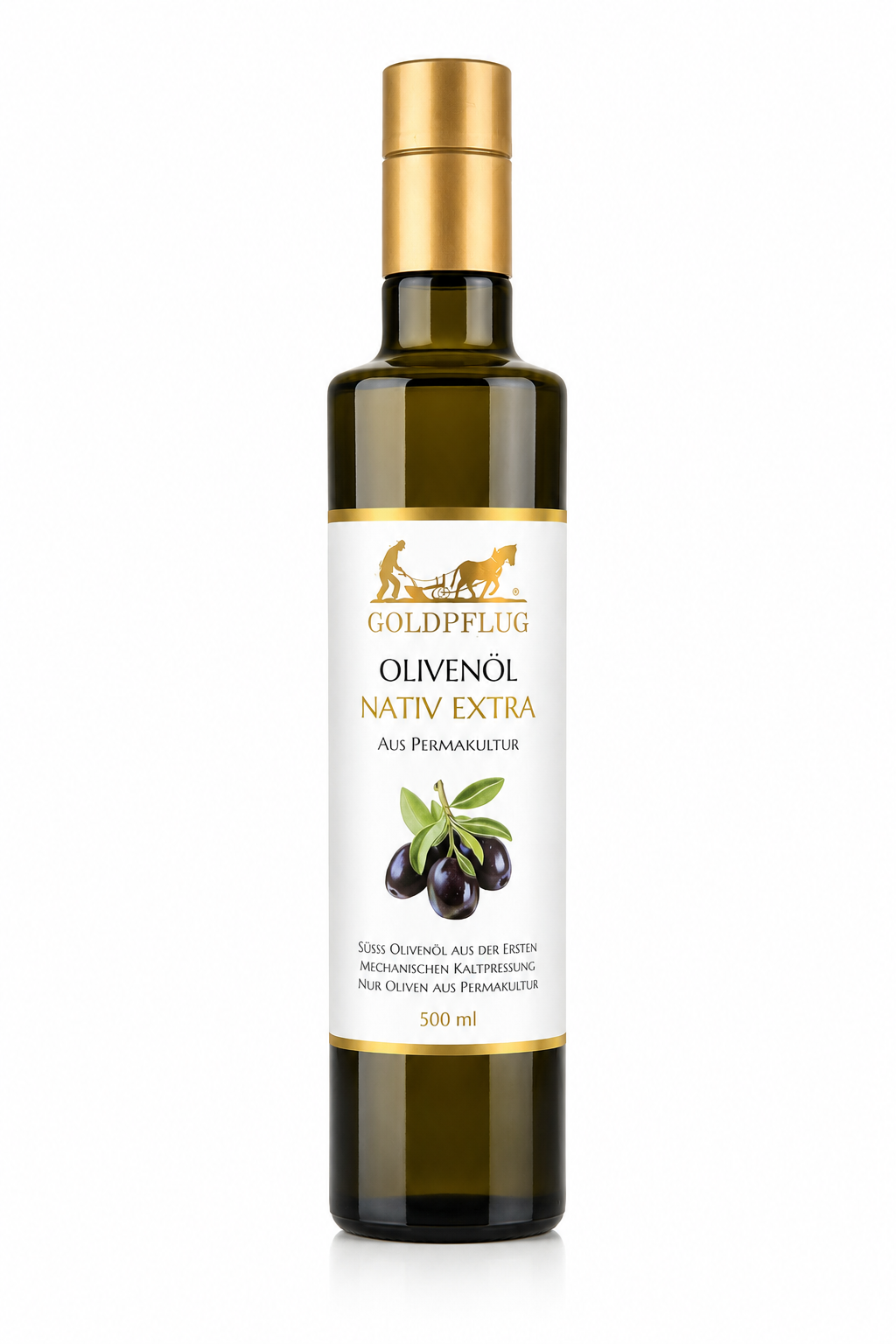 Goldpflug Olivenöl Extra Nativ - 0,5L