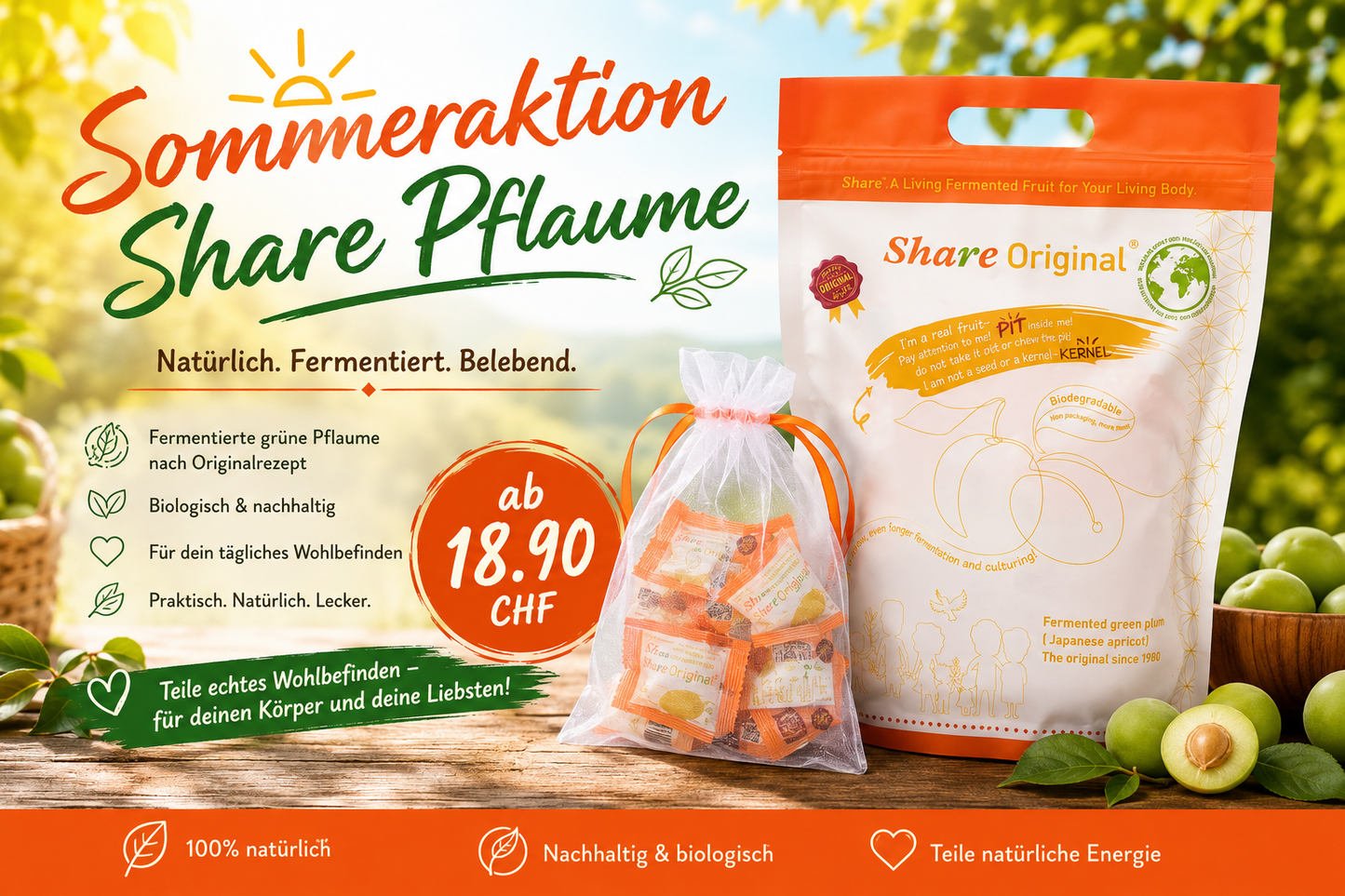 SHARE Pflaume - das Original